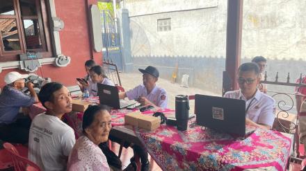 Pendaftaran IKD Digelar Bersamaan dengan Posyandu ILP di Banjar Dinas Bajangan